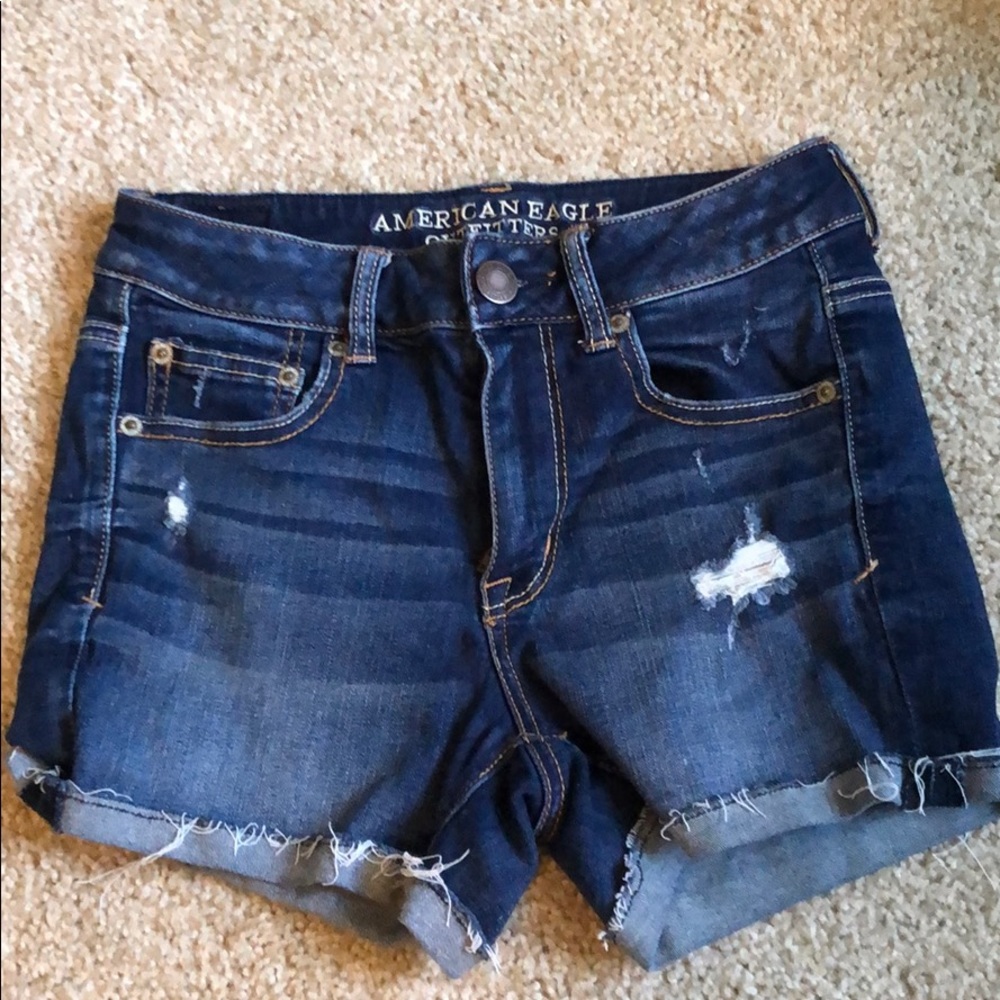 American Eagle super stretch high rise shorts
